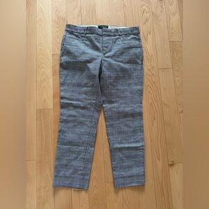 Banana Republic Black and White Checkered Dress Pants (8P)